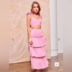 SAYLOR Lotte Metallic Pink Set